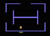 une photo d'Ã©cran de Berzerk sur Atari 2600